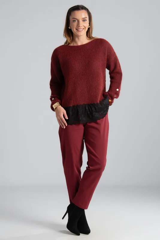 Παντελόνι Φουλάρι Βολάν Τσέπες