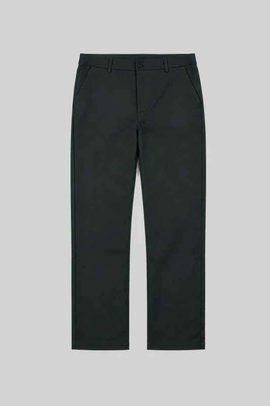 Pants Office Solid-Color 