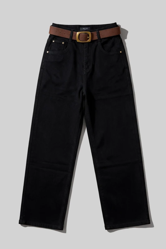 Pants Jean with Suede Belt