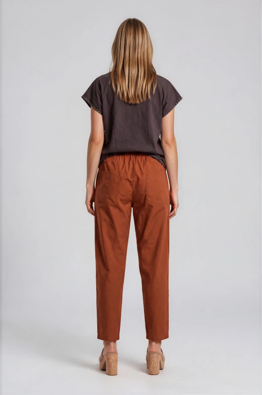Παντελόνι Λάστιχο Μονόχρωμο Oversized