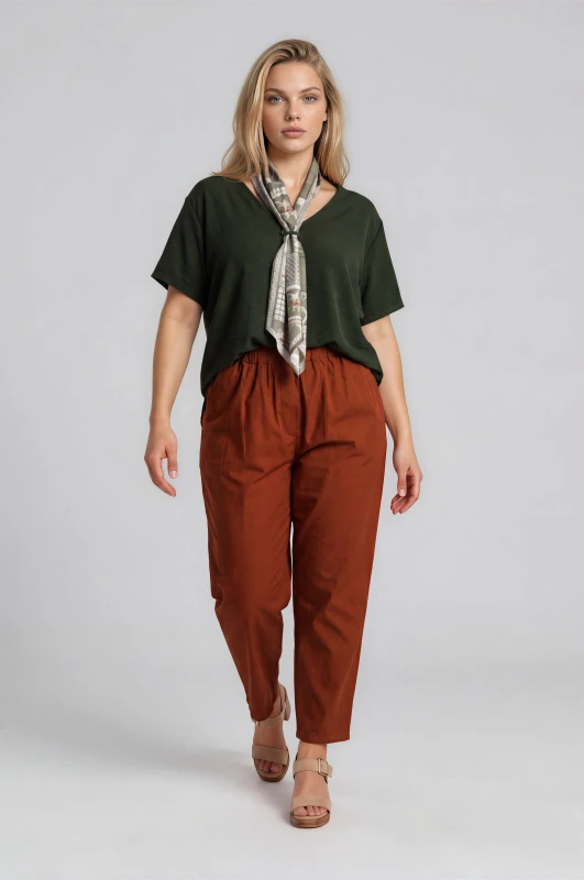 Παντελόνι Λάστιχο Μονόχρωμο Oversized