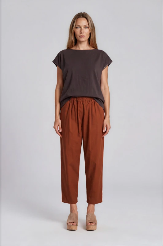 Παντελόνι Λάστιχο Μονόχρωμο Oversized