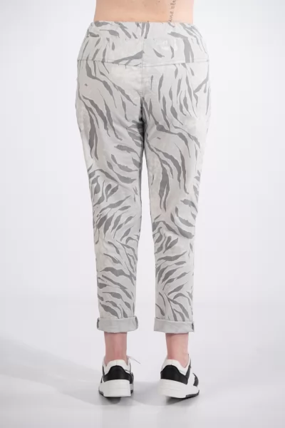 Παντελόνι Λάστιχο Zebra Γκρι