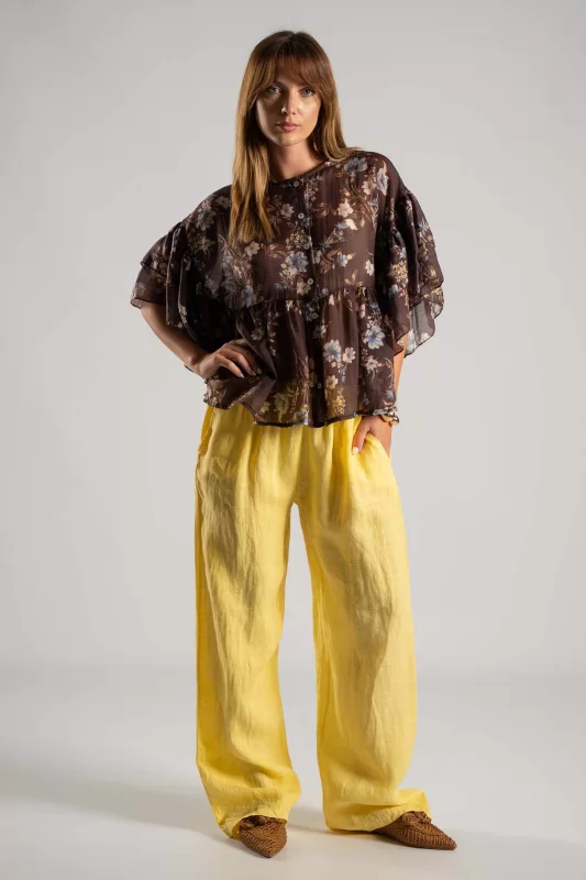 Pants Linen Elastics