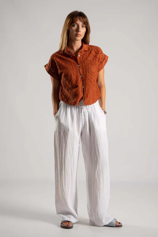 Pants Linen Elastics