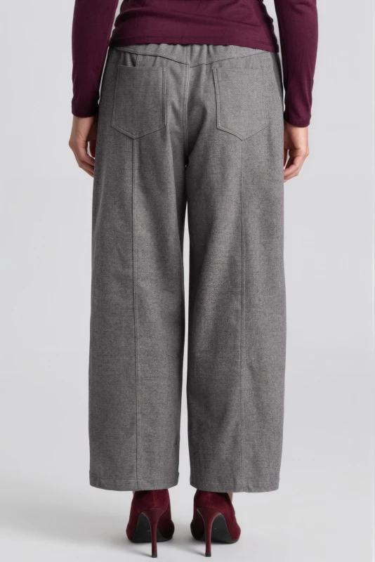 Pants With Decorative Stitching