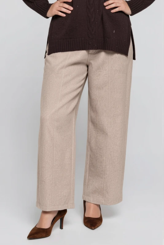 Pants With Decorative Stitching