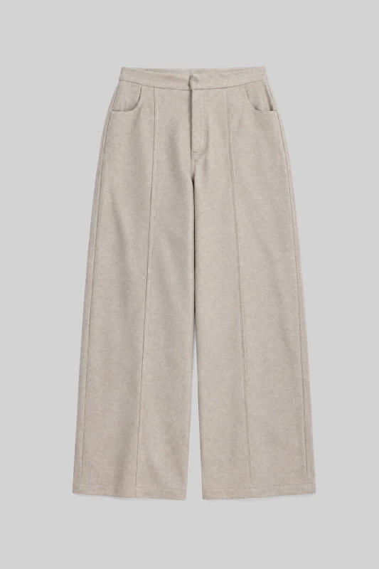 Pants With Decorative Stitching