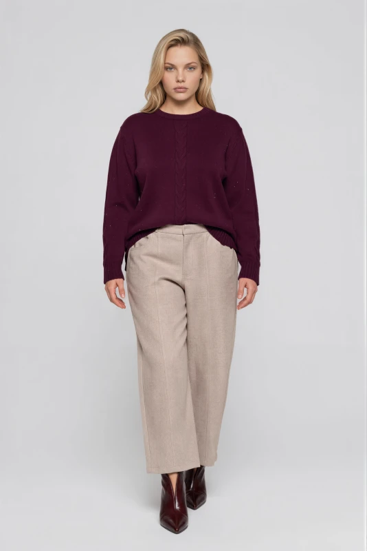 Pants With Decorative Stitching