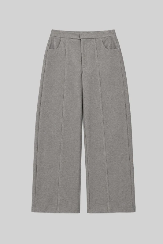 Pants With Decorative Stitching