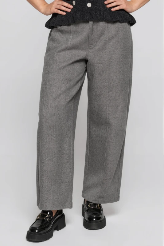 Pants With Decorative Stitching