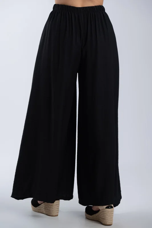 Solid-Color Pants Decorative Drawstring 