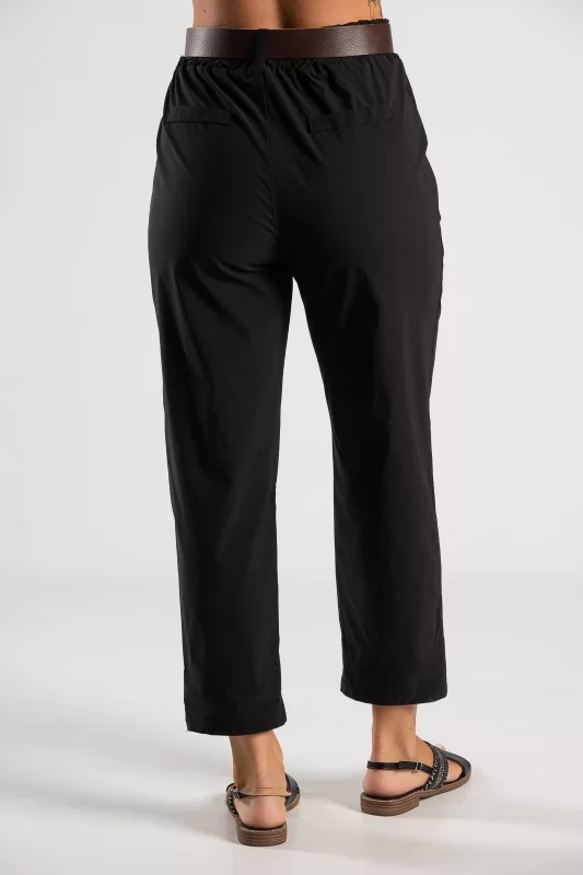 Pants Solid Color Elastic Belt