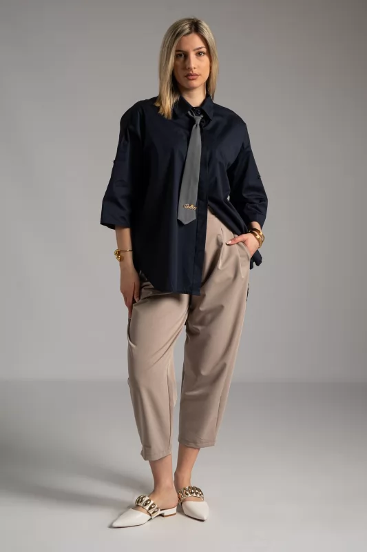 Παντελόνι Μονόχρωμο Slouchy