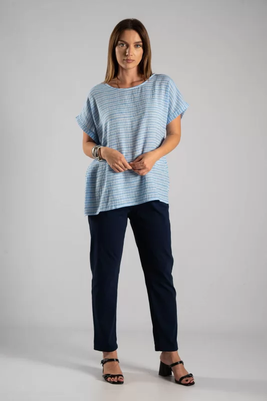 Trousers Solid Color Volant Pockets