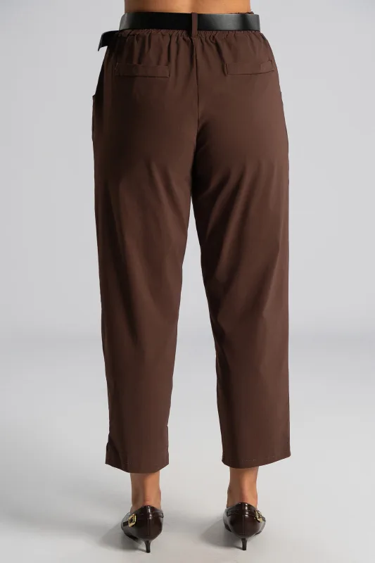 Pants Solid Color Belt