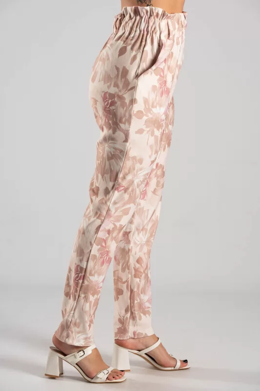 Παντελόνι Paperbag Floral