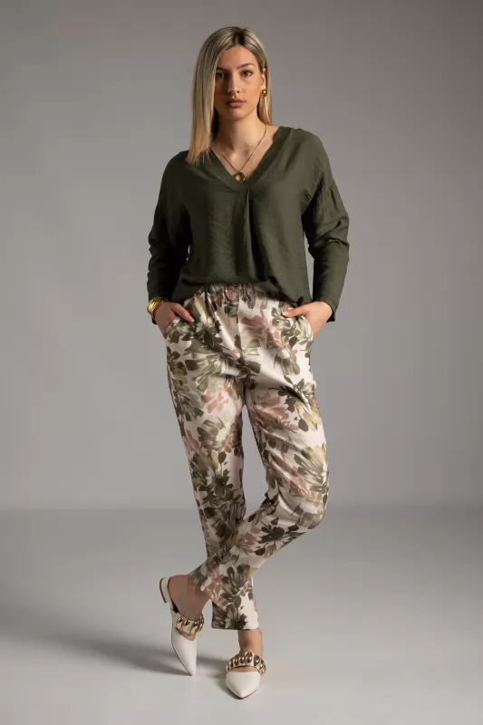 Pants Paperbag Floral