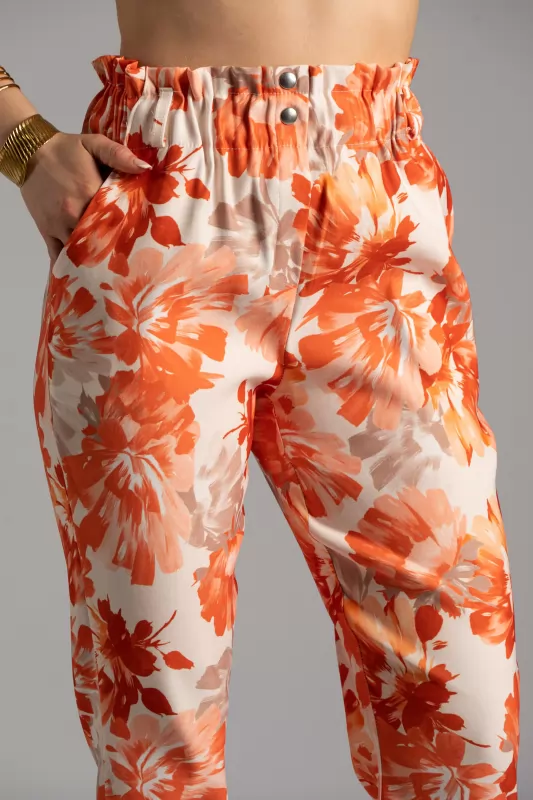 Pants Paperbag Floral
