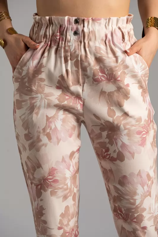 Pants Paperbag Floral