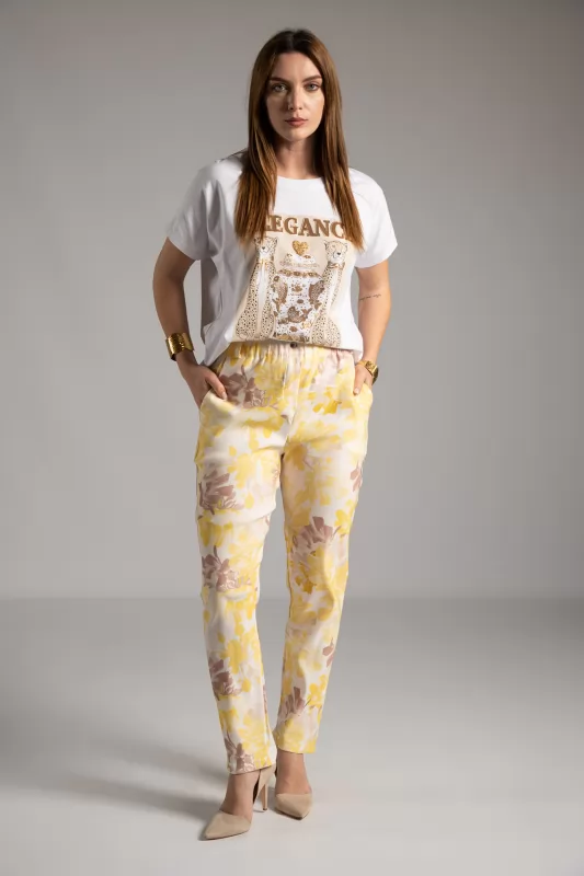 Pants Paperbag Floral