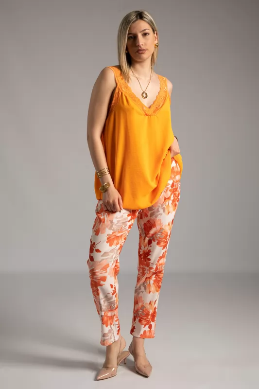 Pants Paperbag Floral