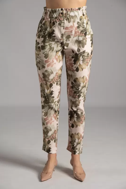 Pants Paperbag Floral
