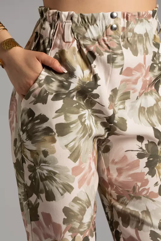 Pants Paperbag Floral