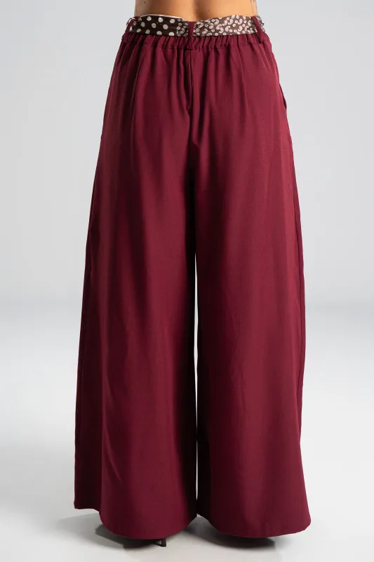 Pants Pleats Scarf