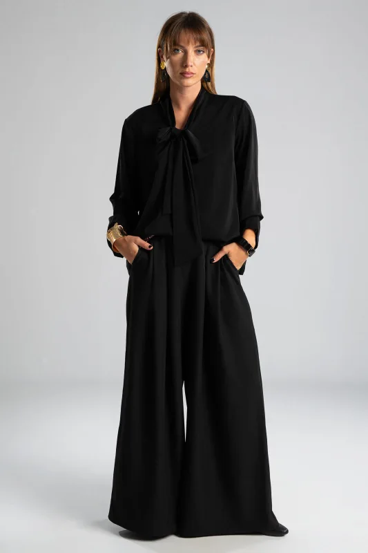 Pants Pleats Scarf