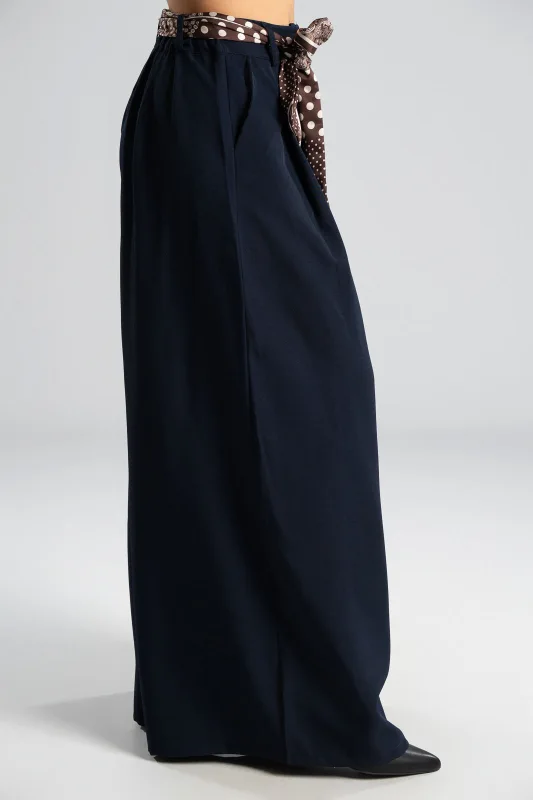 Pants Pleats Scarf
