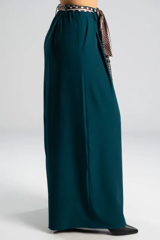 Pants Pleats Scarf