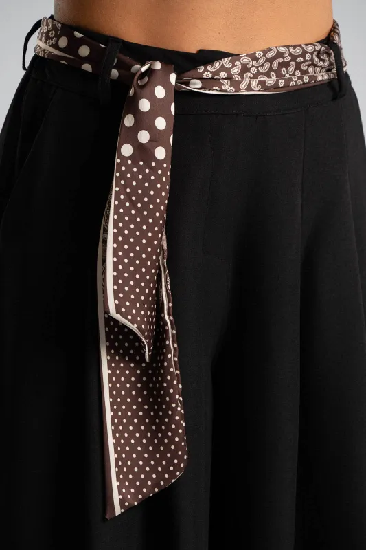 Pants Pleats Scarf