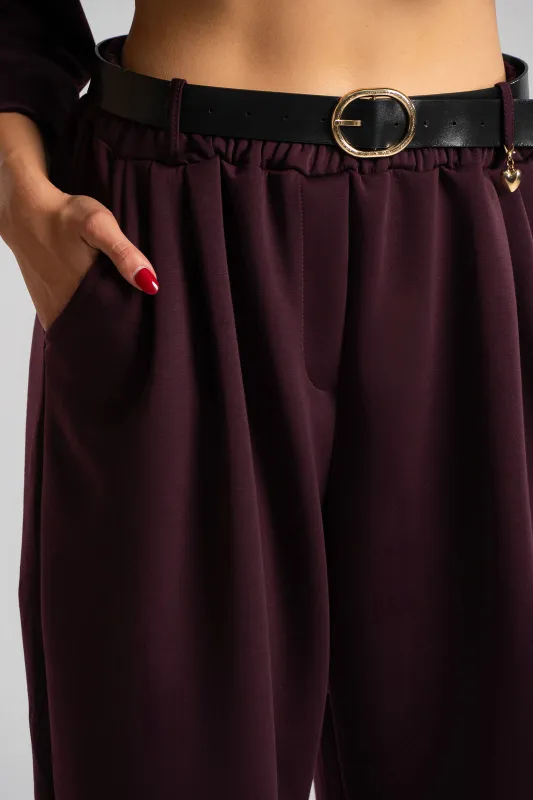 Παντελόνι Ποντοστόφα Ζώνη Δερματίνη