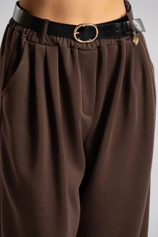 Παντελόνι Ποντοστόφα Ζώνη Δερματίνη