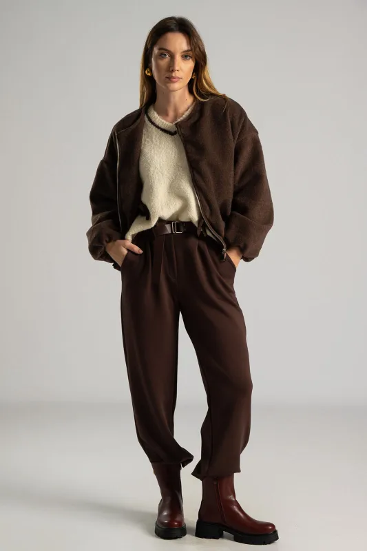 Pants Pontostofa Belt Solid Color