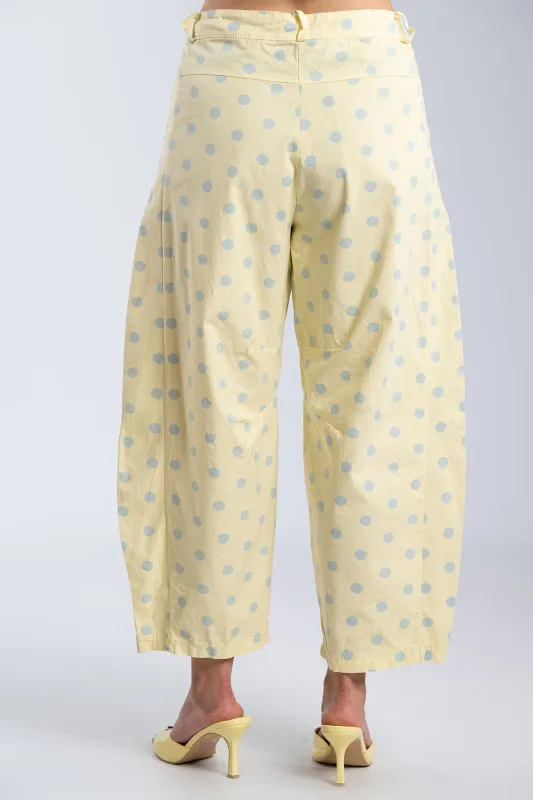 Παντελόνι Ψηλόμεσο Βαμβακερό Πουά