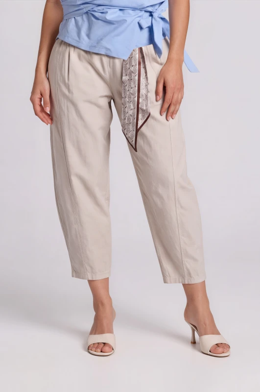 Παντελόνι Relaxed Fit Διακοσμητική Ζώνη