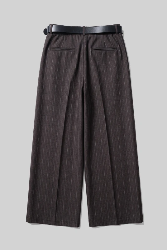 Pants Striped with a Belt
