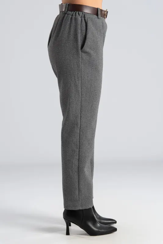 Παντελόνι Ρίγες Λάστιχο Ζώνη