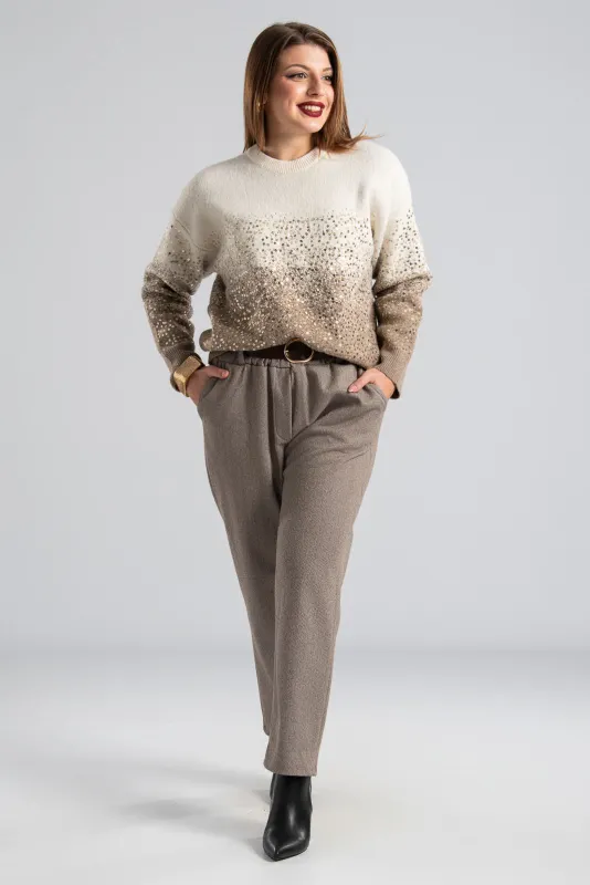 Παντελόνι Ρίγες Λάστιχο Ζώνη