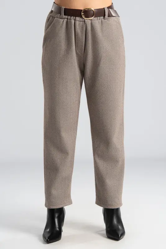 Παντελόνι Ρίγες Λάστιχο Ζώνη