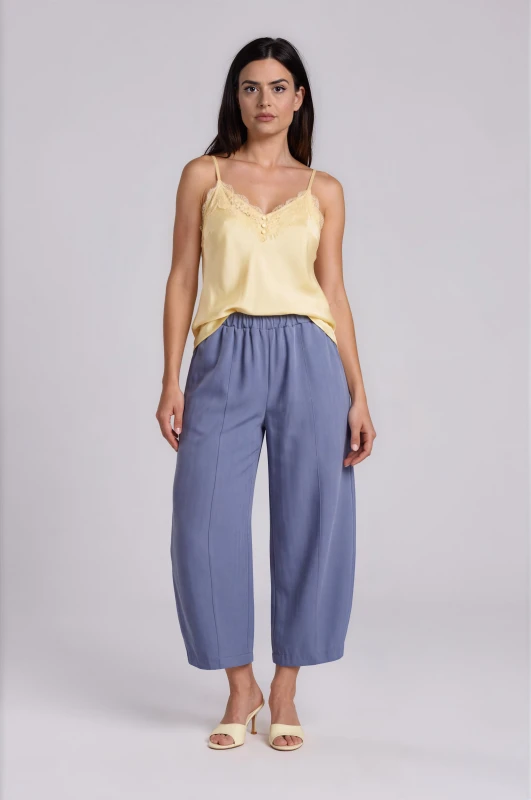 Solid Color Corduroy Pants