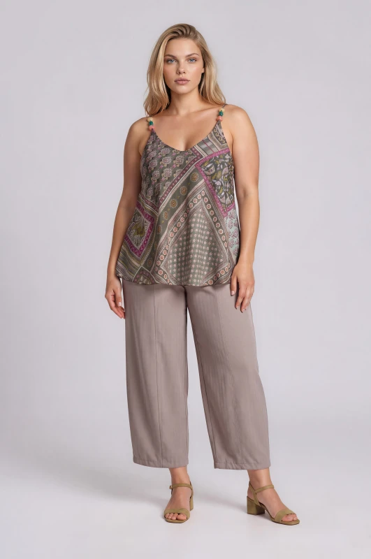 Solid Color Corduroy Pants