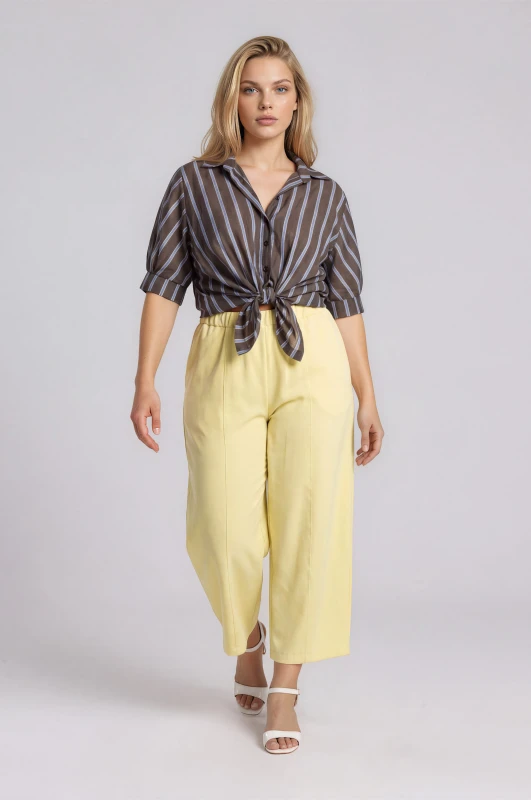 Solid Color Corduroy Pants