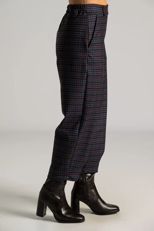 Παντελόνι Slouchy Καρώ Vichy