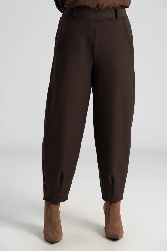 Παντελόνι Slouchy Λάστιχο Μονόχρωμο