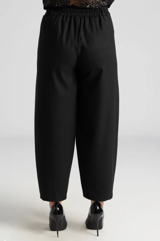 Παντελόνι Slouchy Λάστιχο Μονόχρωμο