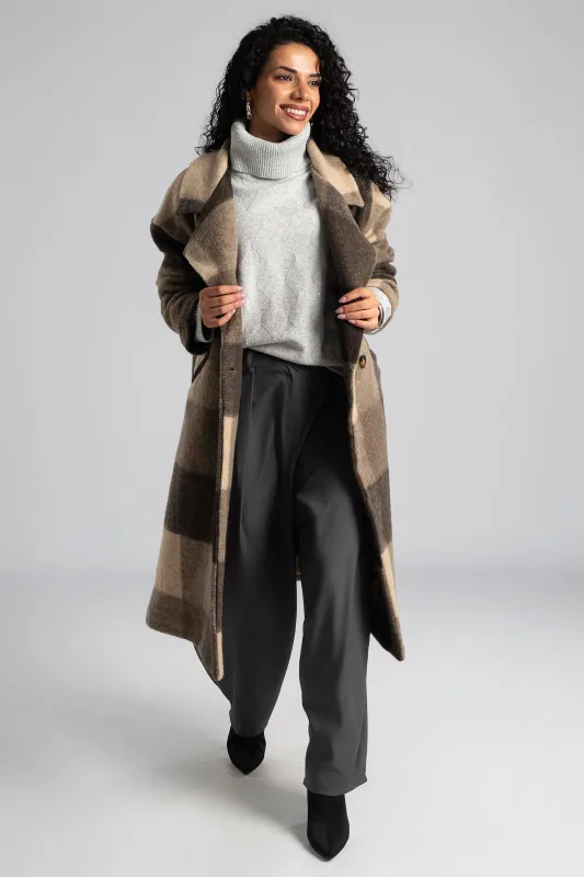 Slouchy Trousers Solid Color