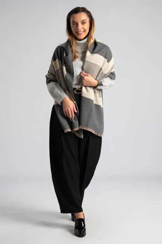 Slouchy Trousers Solid Color